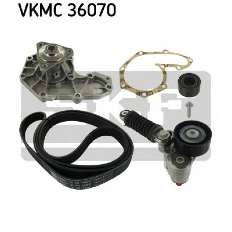 VKMC 36070 SKF - Насос охолоджуючої рідини + комплект зубчатого ремня